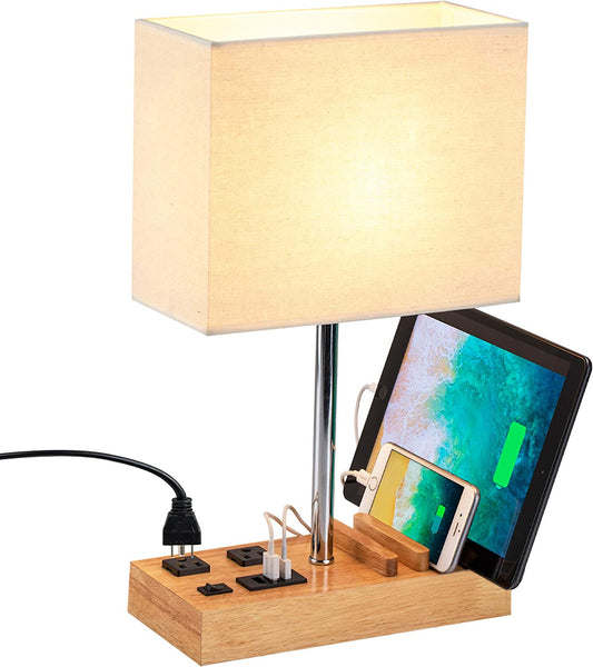 Desk Lamp with 3 USB Charging Ports